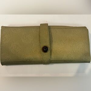 Vintage Olive Green Jewelry Case